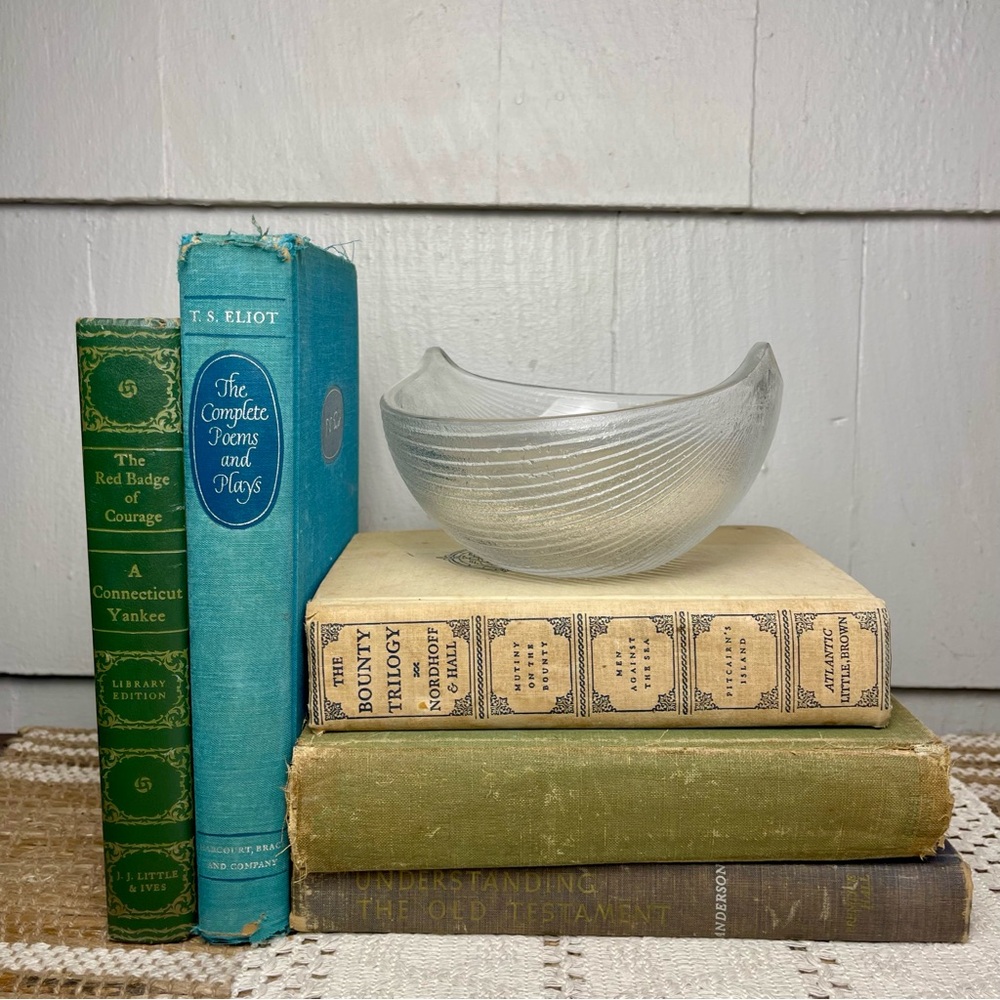 Vintage Rosenthal Crystal Art Thick Wall Glass Bowl